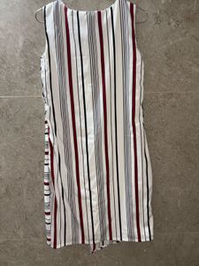 Branded New Striped Sleeveless A-Line Dress