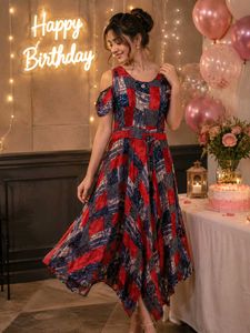 Patchwork Midi Sundress