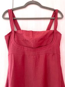 Cute Dusty Rose Sleeveless Mini