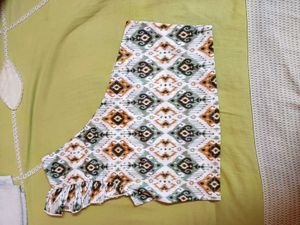 Boho Print Ruffle top