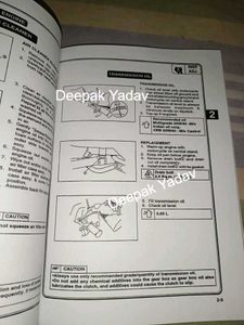 YAMAHA RX100 ORIGINAL SERVICE MANUAL
