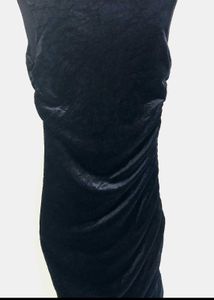Velvet Bodycon Midi Dress