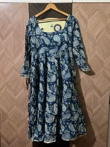 Paisley Print Kurta Dress