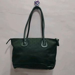 Classic Black Shoulder Bag