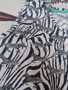 Zebra Print Sleeveless Top