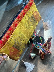 Ethnic Colorful Wall Hanging n Pouch