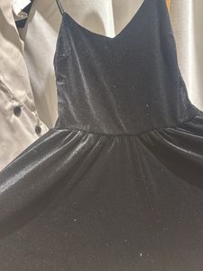 H&amp;M Little Black Slip Romper Dress