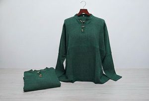 Mens Stylish Green Long Sleeve Kurti