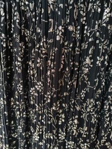 Black Embroidered Ethnic Gown with Dupatta
