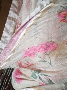 Beautiful Floral Print Saree