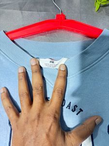 H&amp;M Light Blue Oakland West Coast Sweatshirt