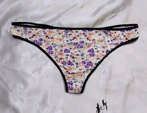 Floral Print Thong panty