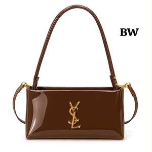 White Patent Leather Handbag