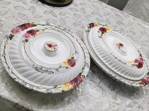 3 Big Biryani and Mandi Dish Elegant Floral Servin