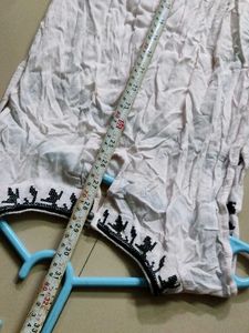 Embroidered White Kurta