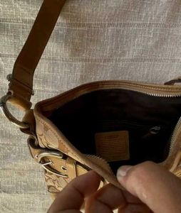 Coach Signature Buckle Shoulder Bag