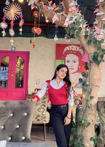 Red Sleeveless Top