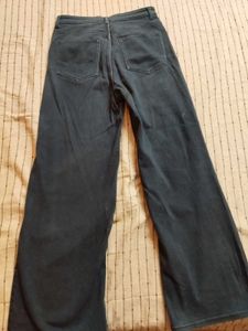 H&amp;M flared fit black jeans