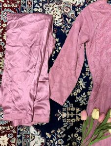 pink heavy pakistani suit🌷