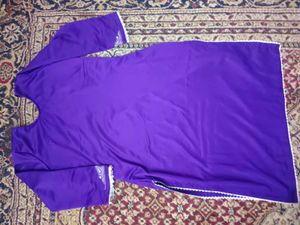 Elegant Purple Kurta with Detail