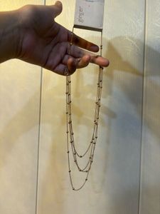 Gold Layered Beaded Necklace