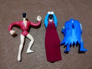 Vintage Superhero Action Figures Combo