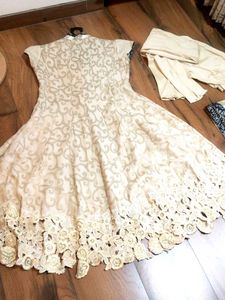 Elegant Ethnic Anarkali Kurta Set (3 piece)