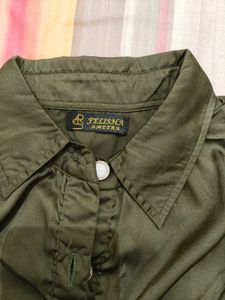 Olive Green Blouse