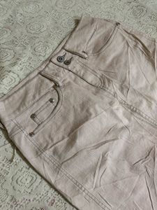Lightweight Beige Casual Pants