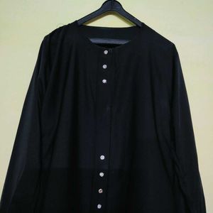Elegant Black Abaya Style Gown