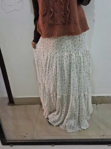 Floral coquette Skirt
