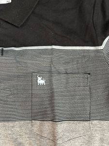 Bullmer Grey Black Polo T-shirt