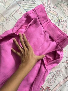 H&amp;M Pink Ankle Length Trouser