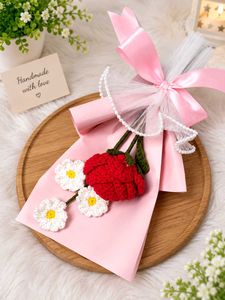 Handmade Crochet Flower Bouquet