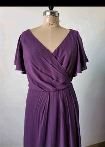 Elegant Purple Maxi Dress