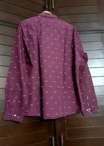 North Coast Men Maroon Printed Shirt