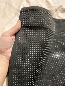Sparkly Black Mini Skirt