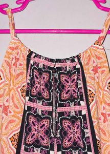 Boho Print Halter Neck Mini Dress