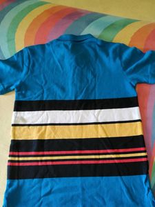 Striped Blue Polo T-Shirt