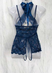 21216. Navy Blue net bodysuit