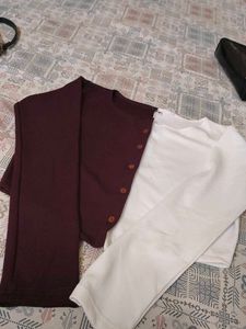 Two-Tone Long Sleeve Top