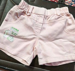 Cute Pink Girl's Shorts