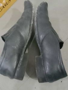 Classic Black Leather Loafers