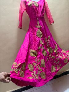 Gorgeous original zari work  Gown