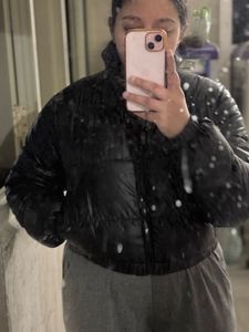 Cover story Black Puffer Jacket