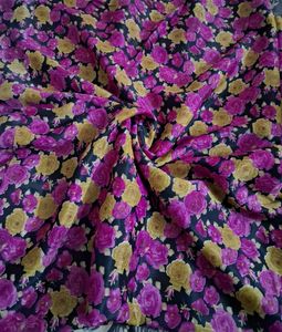 beautiful floral print dress material