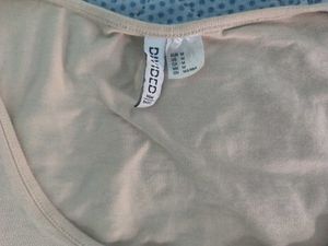 Basic Beige Short Sleeve Top