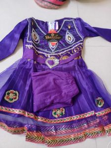 Purple Indian Ethnic Dress for Girls