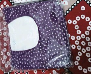 Purple Polka Dot Blouse