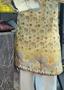 Diwali offer 🔥Men's Yellow Printed Kurta Set